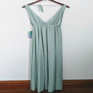 Show Me Your MuMu Seafoam Green Maxi Dress